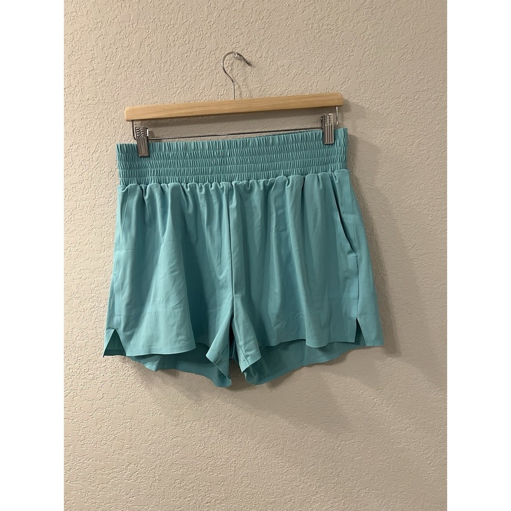 ZYIA Sporty Shorts - Light Blue Running Athletic Lined Women's Exercise‎